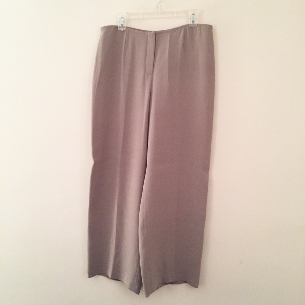 Silk pants w/stretch